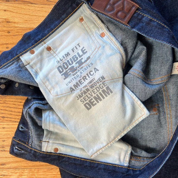 Ralph Lauren Double RL Blue Relaxed Jeans - Picture 2 of 9